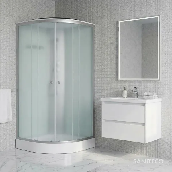 Изображение товара Душевая кабина Saniteco SN-180W (80x80)