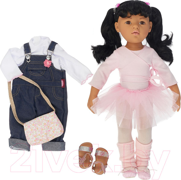 Изображение товара Кукла с аксессуарами Gotz Ханна Балерина азиатка / 1159451 (50см)