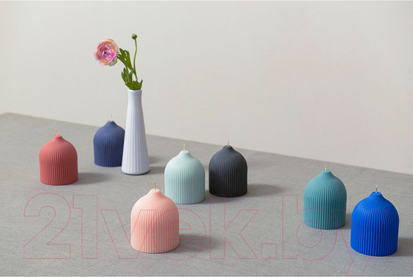 Изображение товара Свеча Tkano Edge / TK22-CND0010 (бежево-розовый)