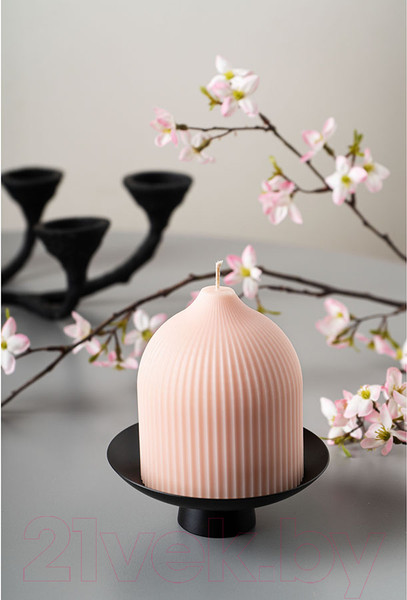 Изображение товара Свеча Tkano Edge / TK22-CND0010 (бежево-розовый)