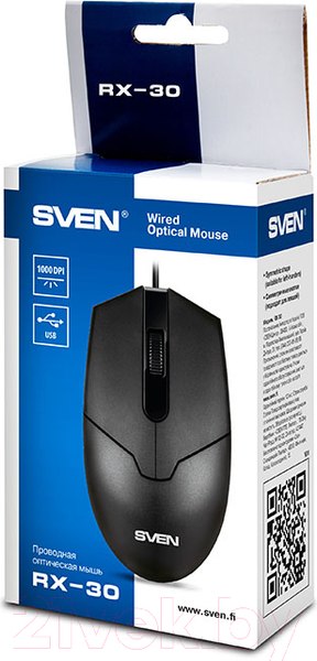 Изображение товара Мышь Sven RX-30 (черный)