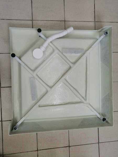 Изображение товара Душевой поддон PELICAN T80SQ 80x80x14 (с сифоном)