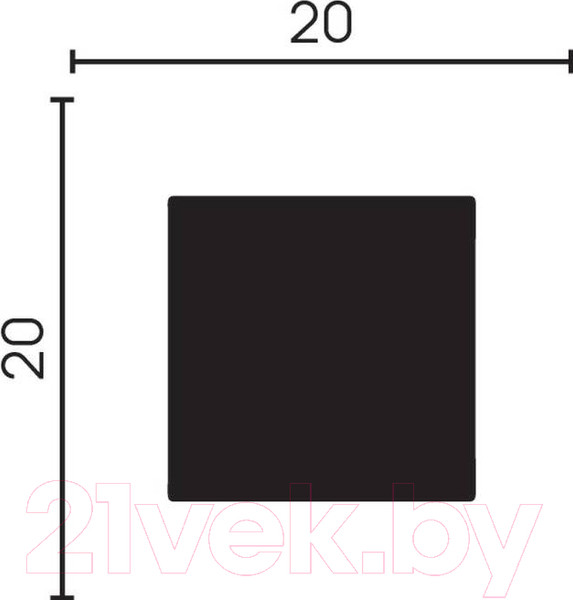 Изображение товара Молдинг Decor-Dizayn DD622 (20x20x2000)