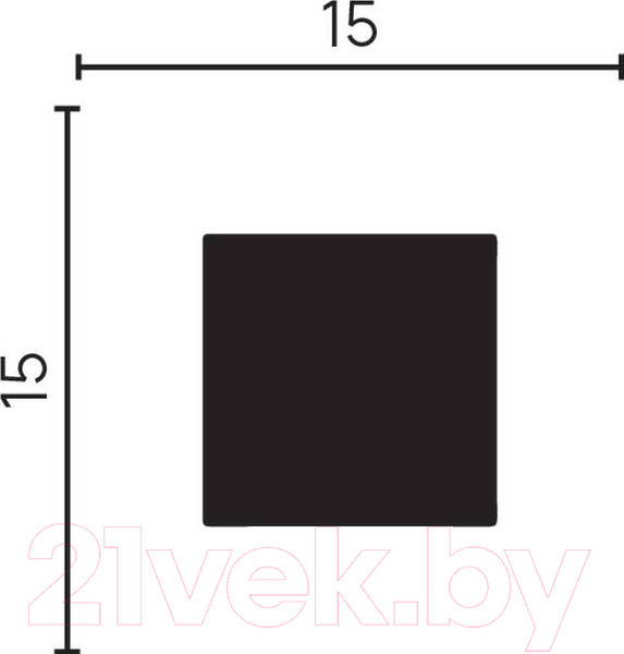 Изображение товара Молдинг Decor-Dizayn DD621 (15x15x2000)