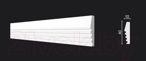 Изображение товара Молдинг Decor-Dizayn DD619 (40x10x2000)