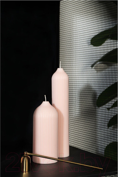 Изображение товара Свеча Tkano Edge / TK22-CND0011 (бежево-розовый)