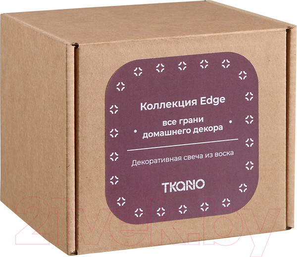 Изображение товара Свеча Tkano Edge / TK22-CND0019 (бордовый)