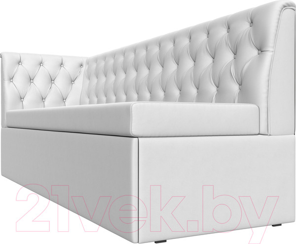 Изображение товара Скамья кухонная мягкая Лига Диванов Маркиз левая (экокожа белый)