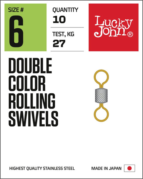 Изображение товара Вертлюг рыболовный Lucky John Pro Series Barrel / LJP5121-010 (10шт)