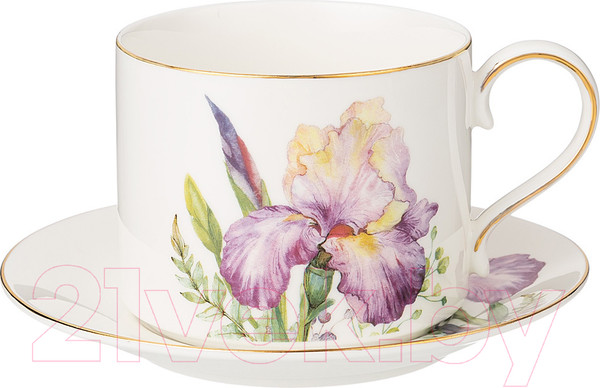 Изображение товара Чашка с блюдцем Lefard Iris / 590-469