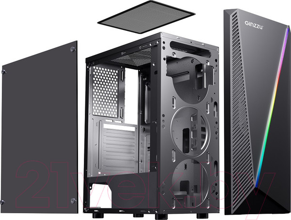 Изображение товара Корпус для компьютера Ginzzu SL150