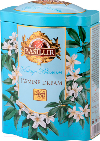 Изображение товара Чай листовой Basilur Винтажные цветы Жасминовая мечта черный (100г)