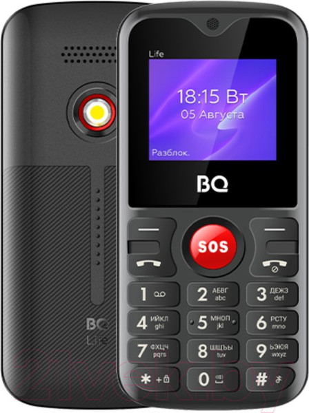Изображение товара Мобильный телефон BQ Life BQ-1853 (черный/красный)