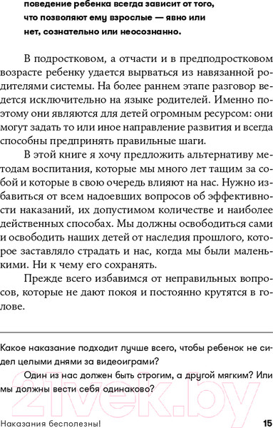 Изображение товара Книга Альпина Наказания бесполезны! Как воспитывать детей (Новара Д.)