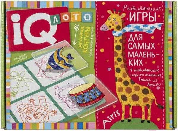 Изображение товара Развивающая игра Айрис-пресс Пластиковое лото для малышей. Путаница / 9785811281312