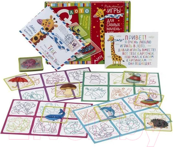 Изображение товара Развивающая игра Айрис-пресс Пластиковое лото для малышей. Путаница / 9785811281312