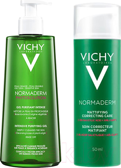 Изображение товара Набор косметики для лица Vichy Normaderm Крем д/лица 50мл+Гель д/умывания 400мл