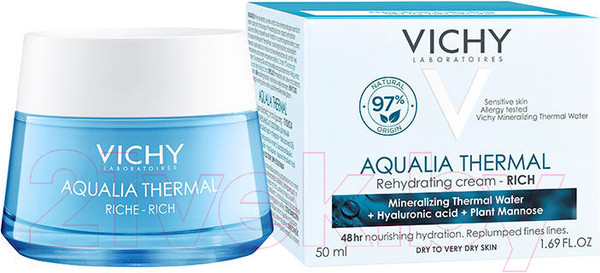 Изображение товара Набор косметики для лица Vichy Aqualia Thermal Крем д/лица 50мл+Крем SPA-уход ночной 75мл