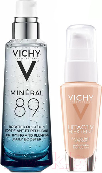 Изображение товара Набор косметики для лица Vichy Тональный крем Liftactiv тон 25+Гель для лица Mineral 89 (30мл+75мл)