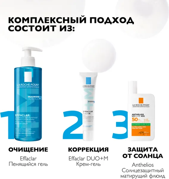 Изображение товара Набор косметики для лица La Roche-Posay Effaclar Крем Duo+ корректирующий 40мл+Сыворотка Ultra 30мл