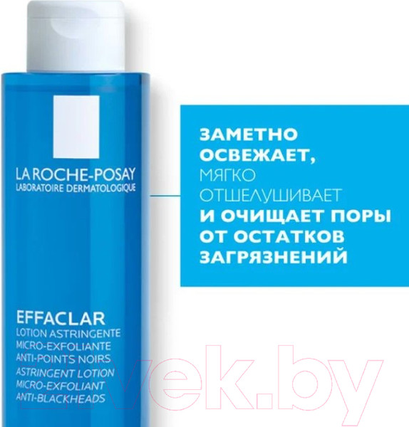 Изображение товара Набор косметики для лица La Roche-Posay Effaclar Гель очищающий 200мл+Лосьон сужающий поры 200мл
