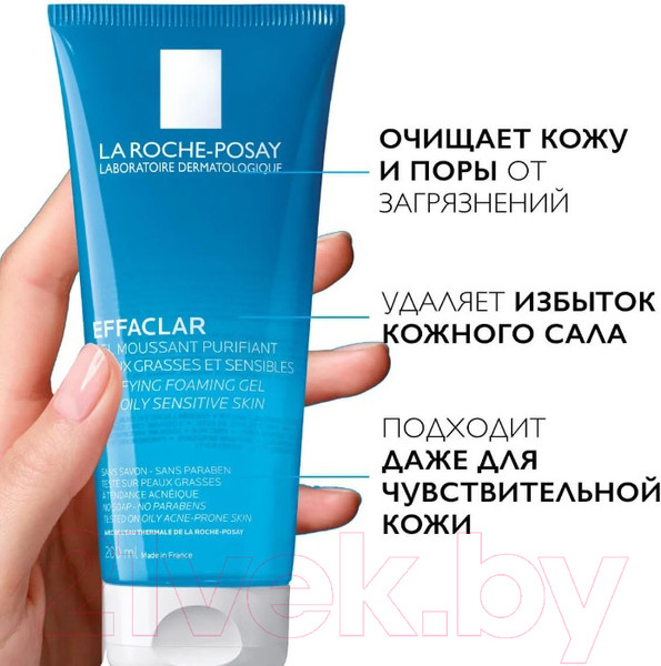 Изображение товара Набор косметики для лица La Roche-Posay Effaclar Гель очищающий 200мл+Лосьон сужающий поры 200мл