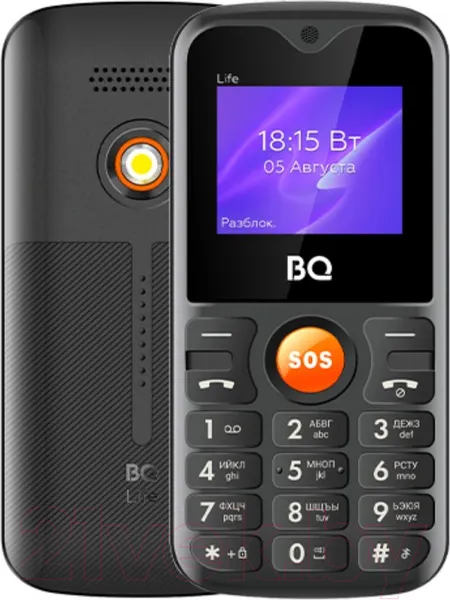 Изображение товара Мобильный телефон BQ Life BQ-1853 (черный/оранжевый)