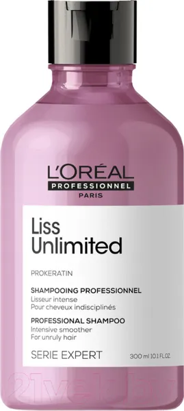 Изображение товара Набор косметики для волос L'Oreal Professionnel Liss Unlimited Масло 125мл+Шампунь 300мл