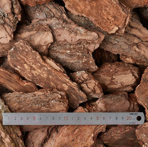 Изображение товара Мульча для растений No Brand Кора сосновая Премиум крупная (ф.8-12см, 50л)