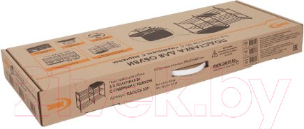 Изображение товара Полка для обуви ЗМИ Альфа 33 с сиденьем и ящиком / ПДО А33СЯ (белый)