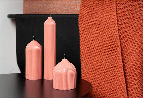 Изображение товара Свеча Tkano Edge / TK22-CND0007 (терракотовый)