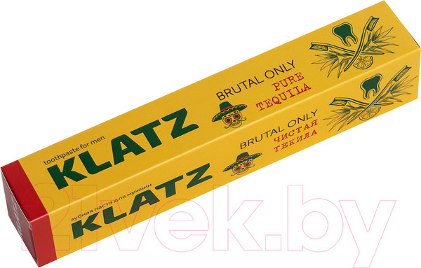 Изображение товара Зубная паста Klatz Brutal Only Чистая текила (75мл)