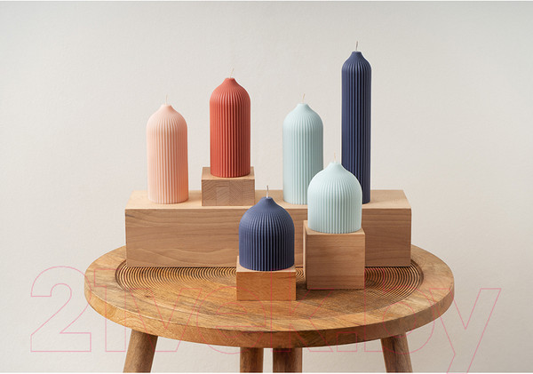 Изображение товара Свеча Tkano Edge / TK22-CND0009 (терракотовый)