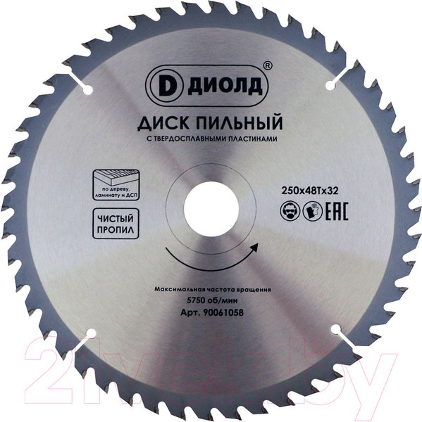 Изображение товара Пильный диск Диолд 90061058