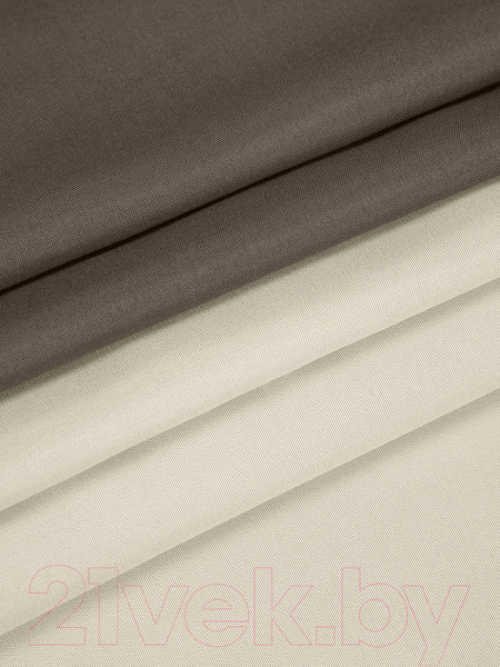 Изображение товара Комплект постельного белья Amore Mio Мако-сатин Arthur Микрофибра Евро / 22282 (кофейный/бежевый)