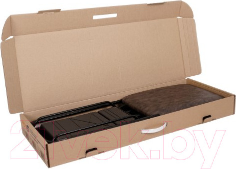 Изображение товара Полка для обуви ЗМИ Альфа 33 с сиденьем и ящиком / ПДО А33СЯ (черный)