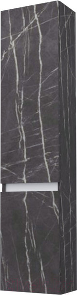 Изображение товара Шкаф-пенал для ванной Дабер 019 / СТ19.0.1.12Б (мрамор черный/белый)