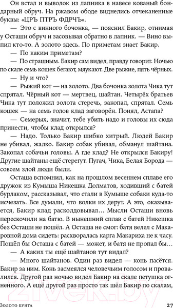Изображение товара Книга Альпина Золото бунта (Иванов А.В.)