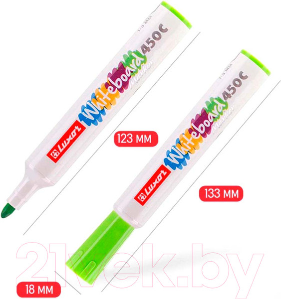 Изображение товара Набор маркеров Luxor 450C / 3650F/8BC (8цв)