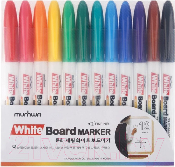 Изображение товара Набор маркеров MunHwa FWBM12 (12цв)