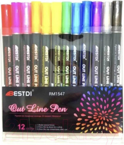 Изображение товара Набор маркеров Centropen Creative 2896 / 6 2896 1201 (12шт)