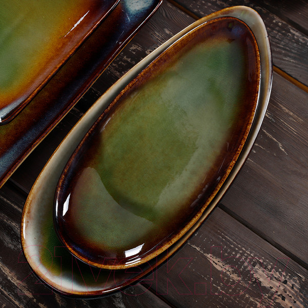 Изображение товара Блюдо Corone Verde HL497080 / фк0719