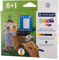 Изображение товара Набор маркеров Centropen Decor Pen 2738 / 5 2738 0901 (9шт)