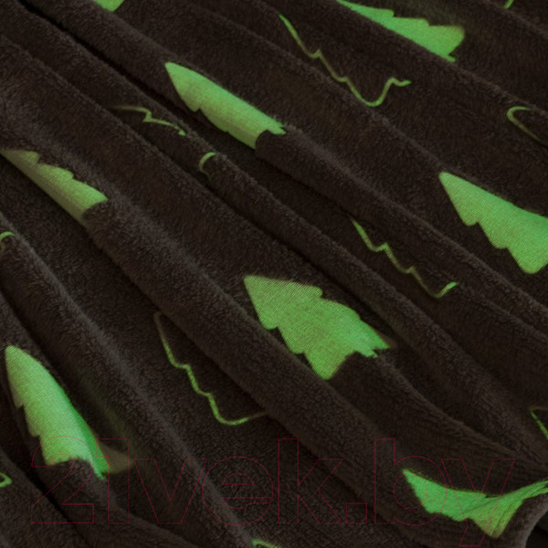 Изображение товара Плед Этель Елочки 7880903 (корал-флис)