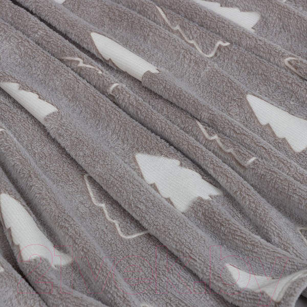 Изображение товара Плед Этель Елочки 7880903 (корал-флис)