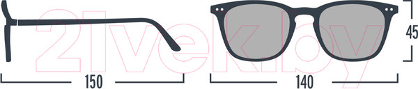 Изображение товара Очки солнцезащитные Izipizi Adult E +0 SLMSEC177-00 (радостное облако)