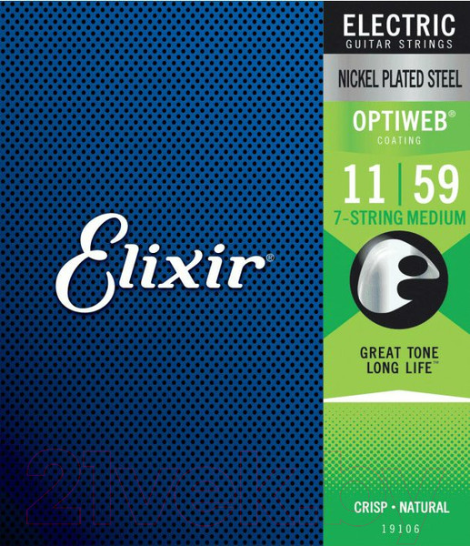Изображение товара Струны для электрогитары Elixir Strings 19106 11-59 7