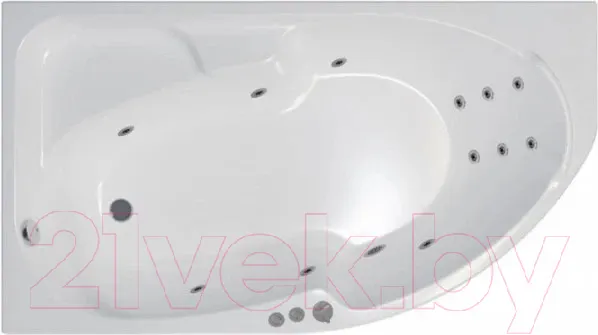 Изображение товара Ванна акриловая Triton София 170x95 Комфорт L (с гидромассажем)