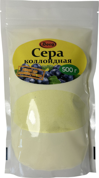 Изображение товара Средство защиты растений Borg Сера коллоидная (500г)