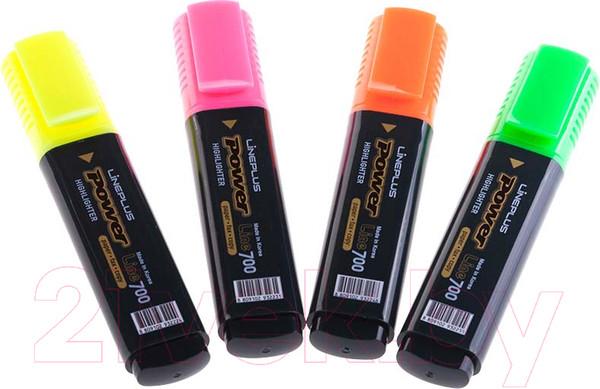 Изображение товара Набор маркеров Line Plus HI-700C / 4HI-700C (4шт)